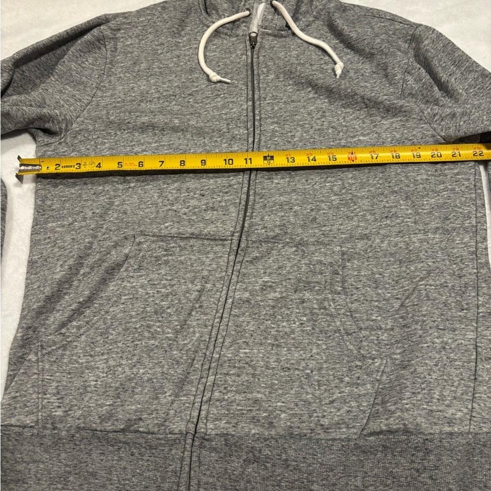 Men’s Large Old Navy Gray Lightweight zipper Jacket with hood - Picture 4 of 6